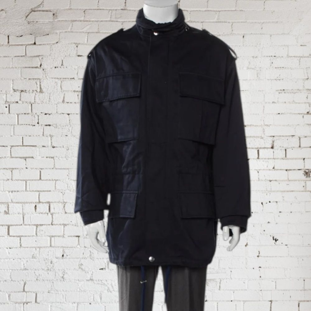 AMI Alexandre‎ Mattiussi Blue Parka Men’s Size S - Picture 2 of 10